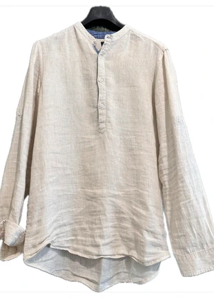 Camicia Lino, brand: Piazza Italia, condizioni: Buone, taglia: L, €5.00, €5.95 include la Protezione acquisti