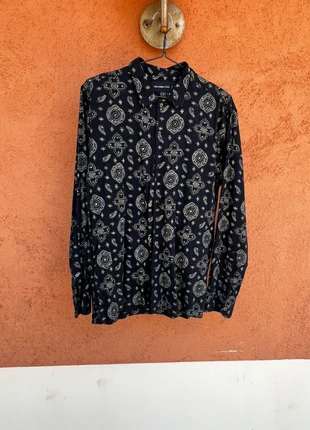 Camicia Abercrombie & Fitch Nero-Blu – Taglia S – Fantasia Geometrica, marque: Abercrombie & Fitch, état: Très bon état, taille: S, 4,00 €, 4,90 € Protection acheteurs incluse