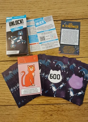 Unlock! Short Adventures – Le Chat de M. Schrödinger, brand: Space Cowboy, condition: Very good, €3.00, €3.85 includes Buyer Protection