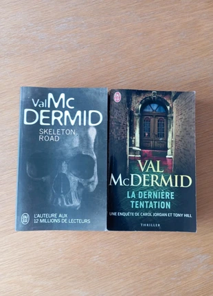 Lot Val McDermid - skeleton road - la dernière tentation, état: Bon état, 6,00 €, 7,00 € Protection acheteurs incluse