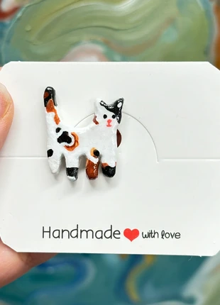 Handmade cat Clay art, brand: Handmade, condition: New with tags, £5.00, £5.95 includes Buyer Protection