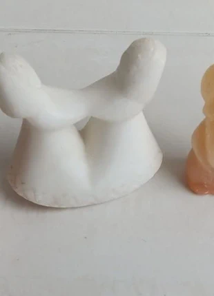 Lot de 3 figurines en albâtre russe soviétique URSS, état: Bon état, taille: Taille unique, 15,00 €, 16,45 € Protection acheteurs incluse