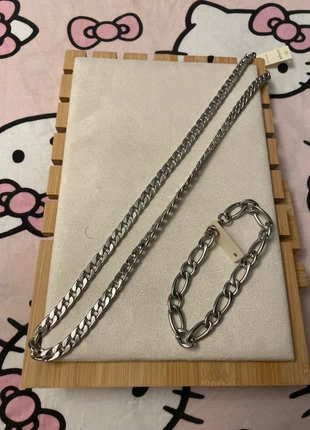 Collier + bracelet en argent plaqué pur, staat: Heel goed, € 10,00, € 11,20 inclusief Kopersbescherming