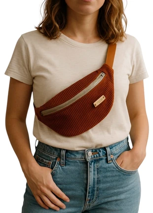 Sac banane en velours - Fait main, merk: Fait Main, staat: Nieuw zonder prijskaartje, € 37,00, € 39,55 inclusief Kopersbescherming