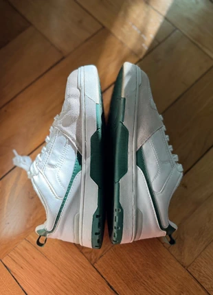 Baskets tennis blanches vertes à lacets, brand: Zara, condition: Very good, size: 37, €8.00, €9.10 includes Buyer Protection
