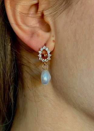 Créole strass et perles blanches, marke: le bijoutier, zustand: Neu, 9,50 €, 10,68 € inklusive Vinted-Käuferschutz