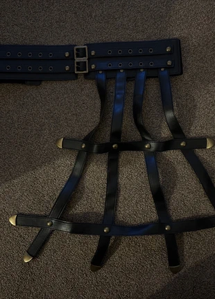 Steampunk leather belt, brand: Devil night, condition: Very good, size: Adjustable, £12.00, £13.30 includes Buyer Protection