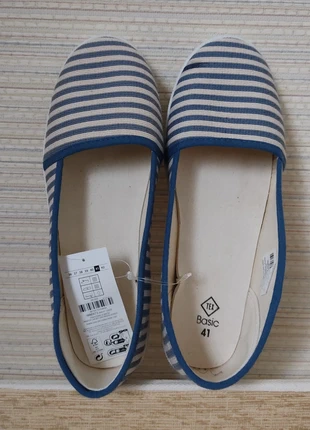 Zapatillas bambas rayas marineras TEX talla 41, merk: TEX, staat: Nieuw met prijskaartje, maat: 41, € 5,00, € 5,95 inclusief Kopersbescherming
