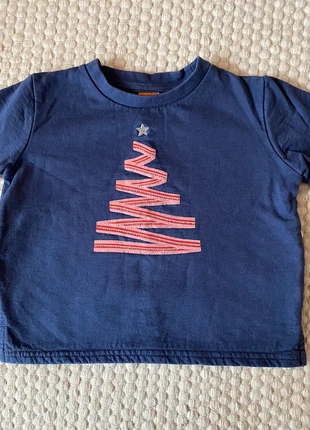 Blauer Weihnachtspullover, brand: Pusblu, condizioni: Ottime, taglia: 24-36 mesi / 92 cm, €2.50, €3.33 include la Protezione acquisti