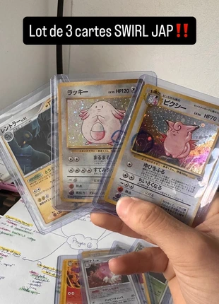 💫 Lot de 3 cartes Pokémon holo avec swirl – état quasi parfait ! 💫, marke: Pokémon, zustand: Sehr gut, 50,00 €, 53,20 € inklusive Vinted-Käuferschutz