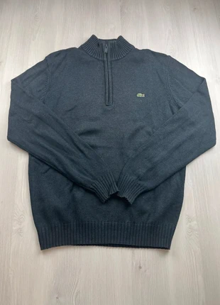 Sweat Pull 1/4 Zip Noir en Laine Lacoste Vintage Edition Devanlay Taille S, merk: Lacoste, staat: Heel goed, maat: S, € 37,00, € 39,55 inclusief Kopersbescherming Pro