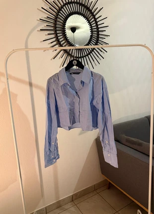 Chemise courte rayée Zara, marque: Zara, état: Neuf sans étiquette, taille: S / 36 / 8, 12,00 €, 13,30 € Protection acheteurs incluse