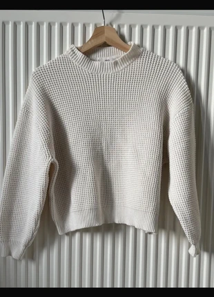 Pull écru gaufré Mango, marca: Mango, estado: Muy bueno, tamaño: XS / 34 / 6, 3,00 €, 3,85 € Protección al comprador incluida