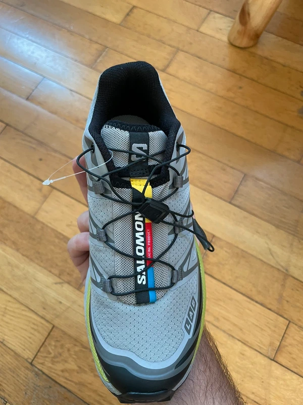 Salomon XT-6 Alloy Black / Dark Citron - 37,5EU - photo numéro 2