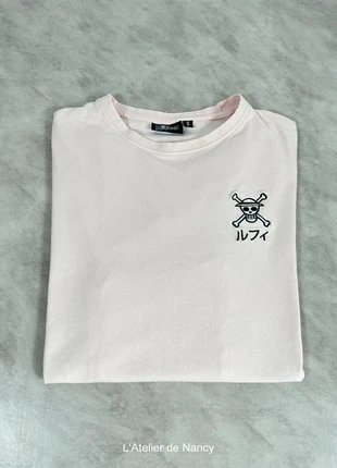T-shirt One Piece – Luffy – Logo brodé – Taille S Code 084N, brand: Coton, condition: Very good, size: S, €11.00, €12.25 includes Buyer Protection Pro