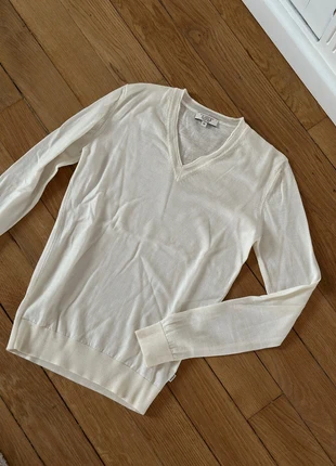 Pull Aigle Col V blanc crème en laine XS neuf, marke: Aigle, zustand: Neu, größe: XS / 34 / 6, 29,00 €, 31,15 € inklusive Vinted-Käuferschutz