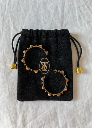 Créoles Candie / Doré & Rose / Sylvie Toledano, marque: Sylvia Toledano, état: Très bon état, 120,00 €, 126,70 € Protection acheteurs incluse