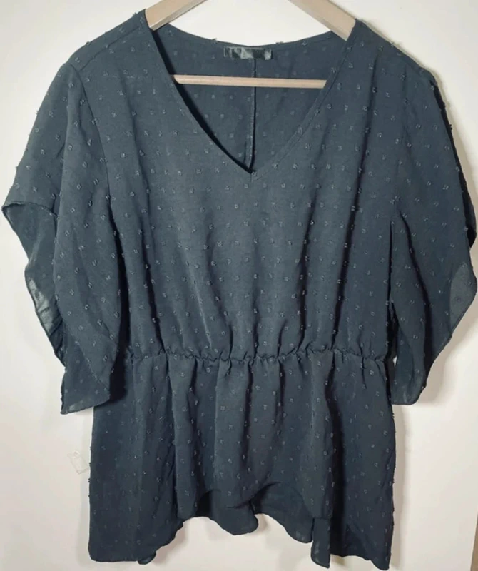 Blouse noire femme taille 46 / SHEIN