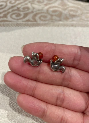 Boucles d’oreilles écureuil en argent 925 avec ambres., marke: Argent 925 ambre, zustand: Sehr gut, 24,30 €, 26,22 € inklusive Vinted-Käuferschutz