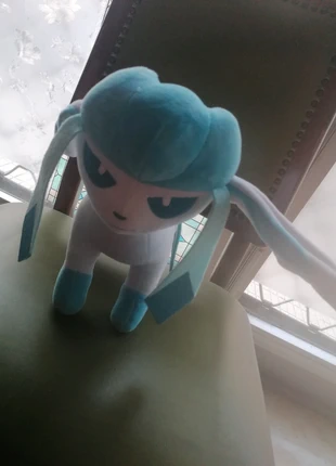 Peluche Glaceon Shiny, merk: Pokémon, staat: Heel goed, maat: Universeel, € 6,00, € 7,00 inclusief Kopersbescherming