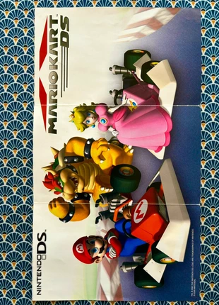 Dépliant poster exclusif Mario Kart DS Nintendo Gamecube version PAL, estado: Bueno, 4,95 €, 5,90 € Protección al comprador incluida