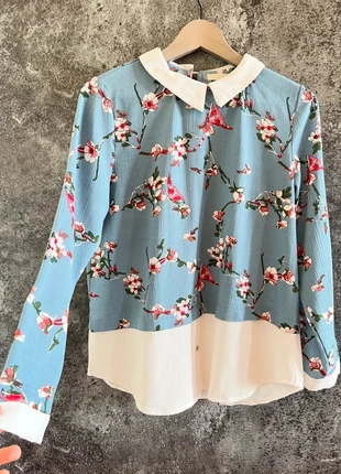 Blouse fleurie femme Season taille M Blusa floral mujer Blusa floreale donna Blumenbluse Damen, marque: Season, état: Très bon état, taille: M / 38 / 10, 9,00 €, 10,15 € Protection acheteurs incluse