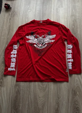 T shirt rouge manche longue y2k, marque: just B, état: Très bon état, taille: L, 20,00 €, 21,70 € Protection acheteurs incluse