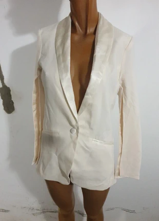Veste de tailleur mariage elegante écrue femme taille 36 h&m, brand: H&M, condition: New with tags, size: S / 36 / 8, €15.00, €16.45 includes Buyer Protection