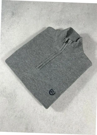 Pull 1/4 Zip Chaps by Ralph Lauren / Gris Logo brodé Marine / Homme / M, marca: Chaps Ralph Lauren, estado: Muy bueno, tamaño: M, 19,90 €, 21,60 € Protección al comprador incluida