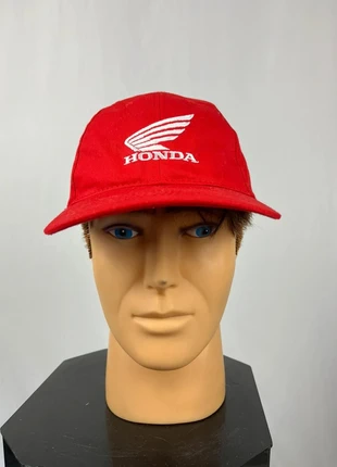 Casquette rouge Honda – Logo ailé brodé, merk: Honda, staat: Heel goed, maat: Universele maat, € 12,00, € 13,30 inclusief Kopersbescherming Pro