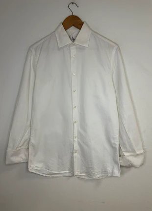 Carolina Herrera Long Sleeve White Shirt with Cufflinks - Size M, marque: Carolina Herrera, état: Très bon état, taille: M, 16,99 €, 18,54 € Protection acheteurs incluse