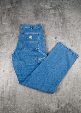 Double knee worker pant carhartt baggy loose fit neuf "brandon pant" faded blue - M, brand: Carhartt, condition: New with tags, size: M, €75.00, €79.45 includes Buyer Protection Pro