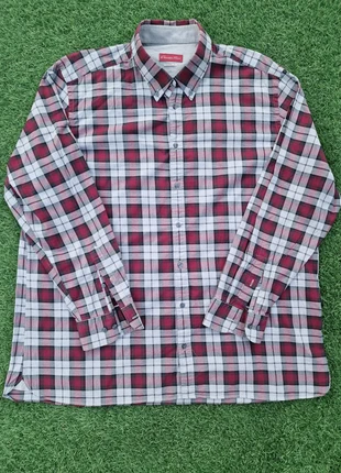 Emidio Tucci Men's Shirt - Red Check Plaid - Long Sleeve - Classic Fit - Y2K Style, marque: Emidio Tucci, état: Très bon état, taille: XXXL, 5,00 €, 5,95 € Protection acheteurs incluse