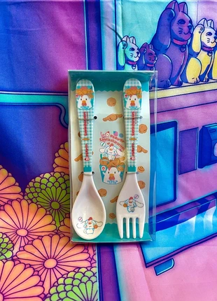 Couverts en plastique / Plastic cutlery Cinnamoroll Mogu Mogu Sanrio Atari kuji, marke: Sanrio, zustand: Neu, mit Etikett, 10,90 €, 12,15 € beinhaltet Vinted-Käuferschutz Pro