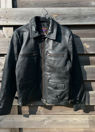 Repro luftwaffe five star black leather jacket, merk: Five Star Leather, staat: Nieuw zonder prijskaartje, maat: S, € 125,00, € 131,95 inclusief Kopersbescherming