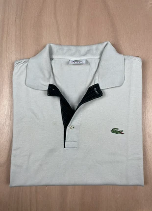 Polo Lacoste blanc manches courtes logo brodé taille M, marque: Lacoste, état: Bon état, taille: M, 5,90 €, 6,90 € Protection acheteurs (Pro) incluse