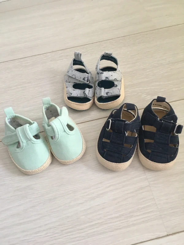 Lot sandales bébé 0-3 mois