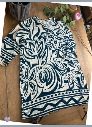 Robe femme tunique femme neuf bleu taille 44 taille 46 robe automne casual neuf lot, merk: Boutique Parisienne, staat: Nieuw met prijskaartje, maat: XXL / 44 / 16, € 21,90, € 23,70 inclusief Kopersbescherming Pro