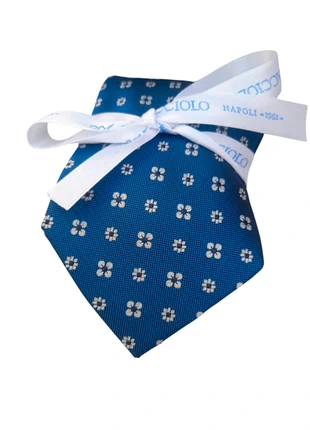 cravatta e pochette seta 100%, merk: Caracciolo, staat: Nieuw met prijskaartje, € 65,00, € 68,95 inclusief Kopersbescherming