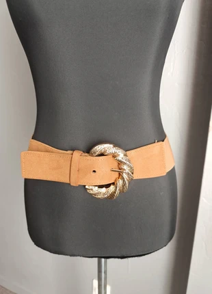 Ceinture femme extensible marron avec boucle doré Coquette, brand: COQUETTE, condition: Very good, size: 80 cm, €12.00, €13.30 includes Buyer Protection