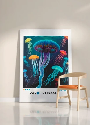 Une toile de Yayoi kusama inspired(50x70 cm), marke: Yayoi Kusama, zustand: Sehr gut, 16,00 €, 17,50 € beinhaltet Vinted-Käuferschutz Pro