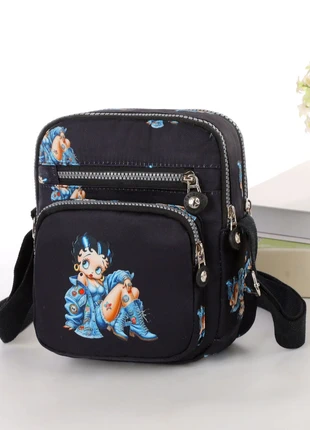 Betty Boop Crossbody Woman Small Shoulder Messenger Satchel Bum Bag, brand: Unbranded, condition: New with tags, £9.99, £11.19 includes Buyer Protection