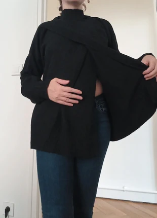 Pull de grossesse et allaitement Verbaudet – Noir – Confortable et pratique, brand: Vertbaudet, condition: New without tags, size: S / 36 / 8, €12.00, €13.30 includes Buyer Protection