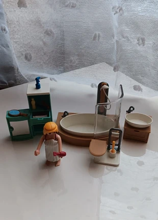 Lot playmobil salle de bain baignoire meuble toilette WC figurine, marke: Playmobil, zustand: Sehr gut, größe: 4 Jahre / 104, 6,00 €, 7,00 € inklusive Vinted-Käuferschutz