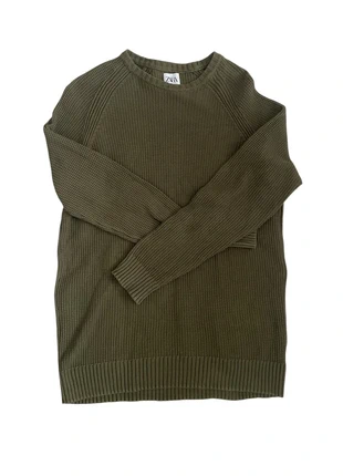 pull torsadé zara taille M vert kaki, marque: Zara, état: Très bon état, taille: M, 25,00 €, 26,95 € Protection acheteurs incluse