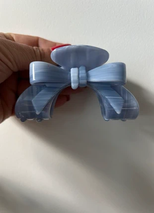 Light Blue Hair Claw Clip with Bow | Plastic | 9.5 cm | New, marque: new, état: Neuf sans étiquette, 8,00 €, 9,10 € Protection acheteurs incluse