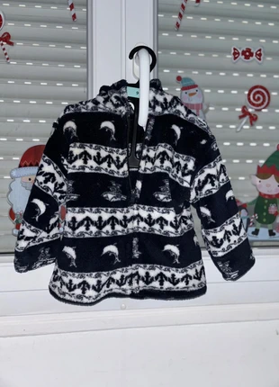 Veste polaire chaude noire et blanche 18mois – Motifs hiver, marque: Tex Baby, état: Neuf sans étiquette, taille: 12-18 mois / 80 cm, 5,00 €, 5,95 € Protection acheteurs incluse