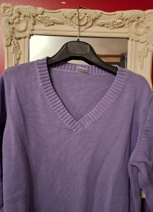 Pull V lilas, marca: M&S Mode, estado: Muy bueno, tamaño: XL / 42 / 14, 8,00 €, 9,10 € Protección al comprador incluida