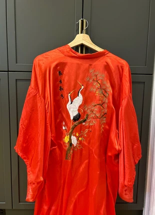 Stunning Red Vintage Embroidered Kimono Boho Statement Piece, brand: Reclaimed Vintage, condition: Very good, size: M / 38 / 10, €35.00, €37.45 includes Buyer Protection