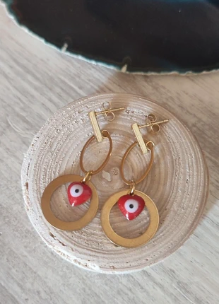 Boucles d'oreilles nieo, merk: Fait Main, staat: Nieuw met prijskaartje, € 4,10, € 5,01 inclusief Kopersbescherming Pro